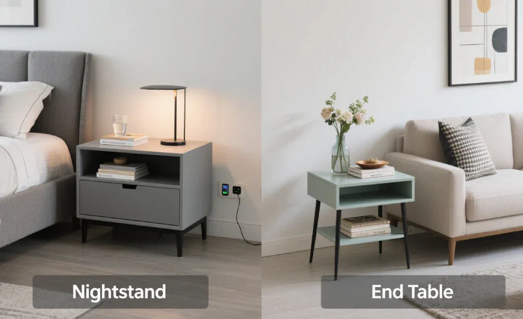 Nightstand VS End Table