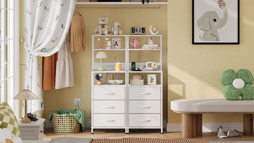 Fabric Dresser in Room