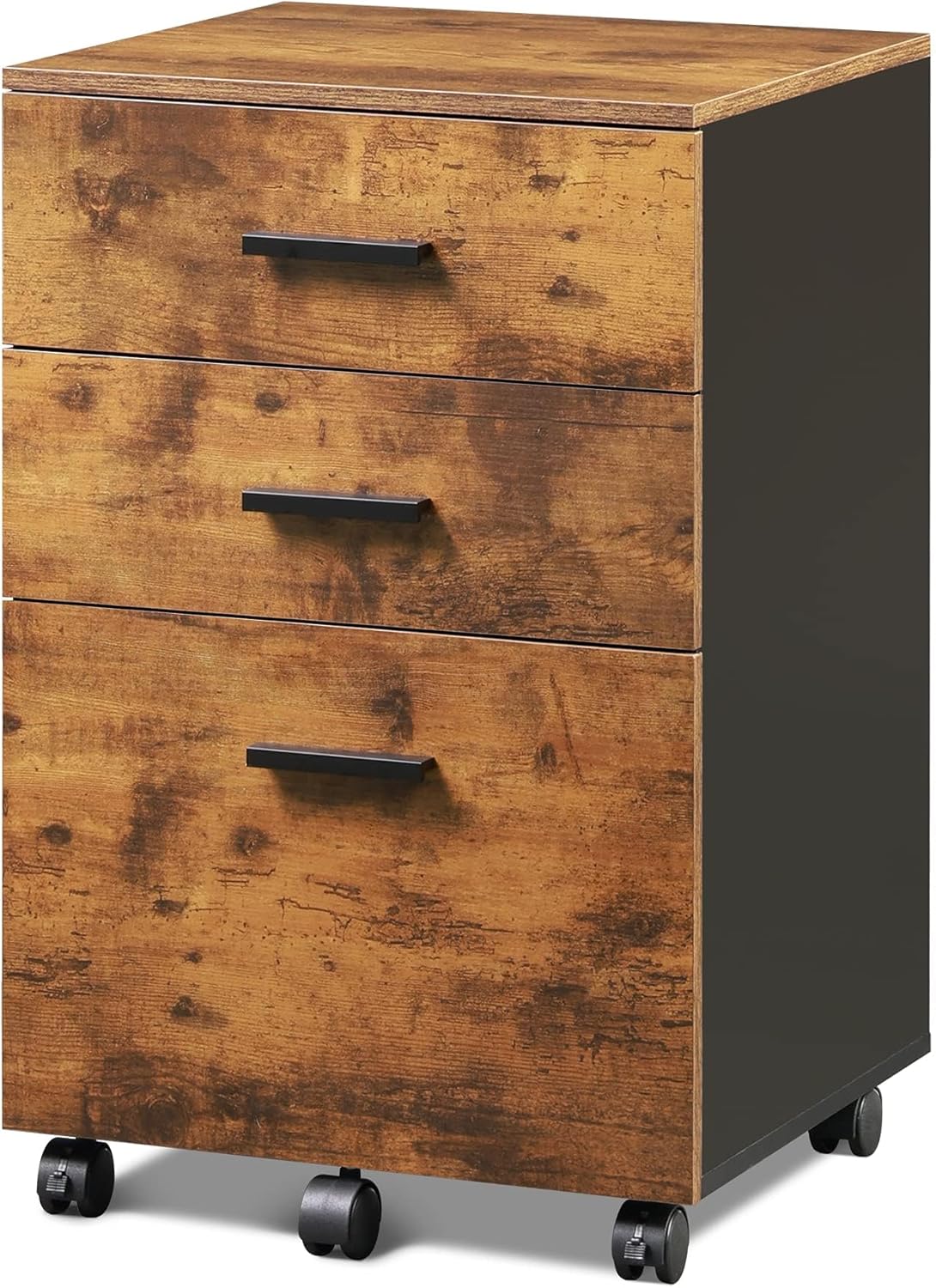 DEVAISE 3-Drawer Wood Mobile File Cabinet