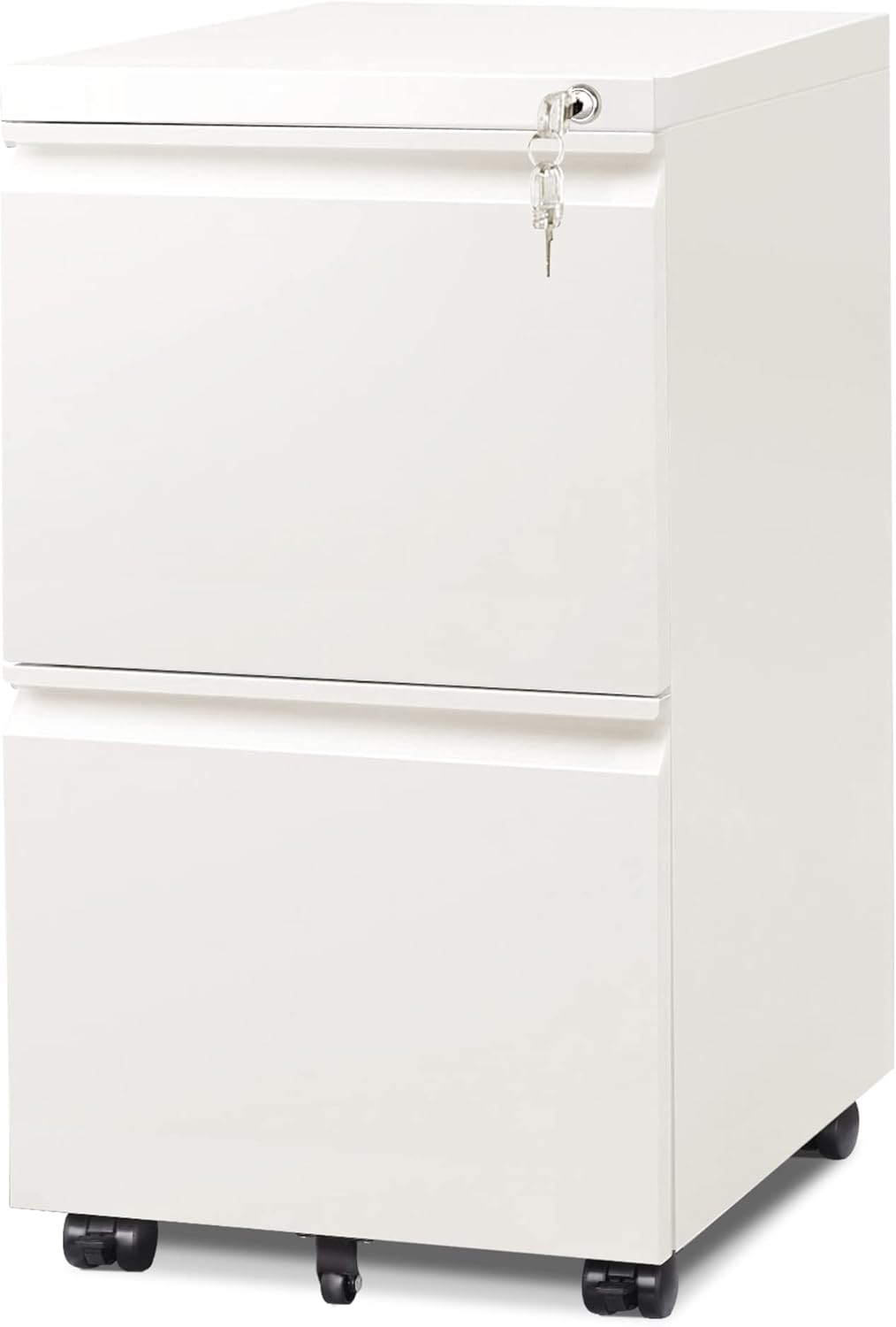 DEVAISE 2 or 3 Drawer Modern Mobile File Cabinet