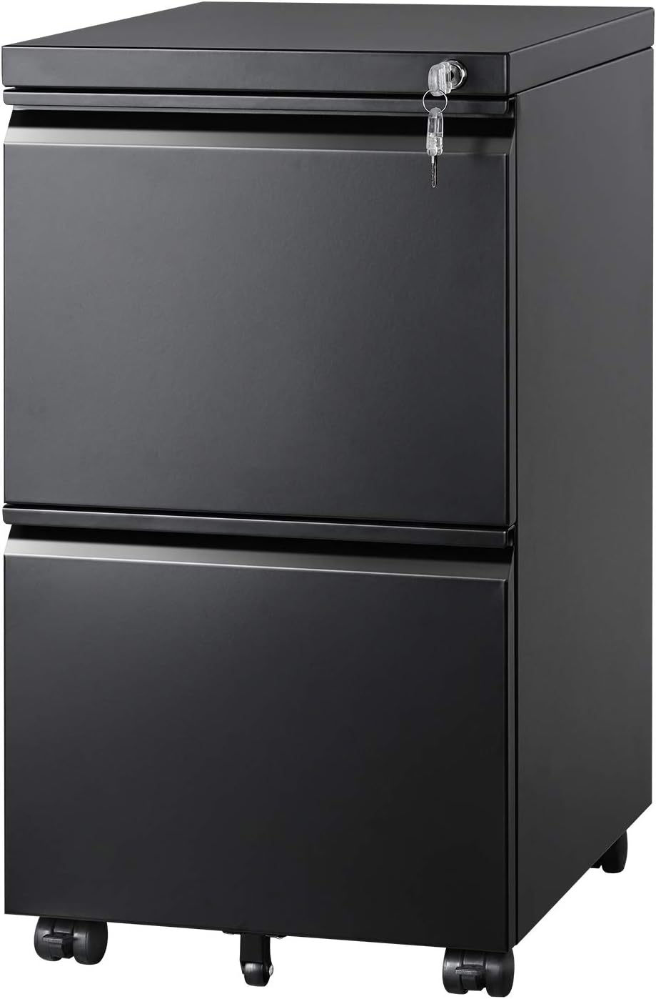 DEVAISE 2 or 3 Drawer Modern Mobile File Cabinet