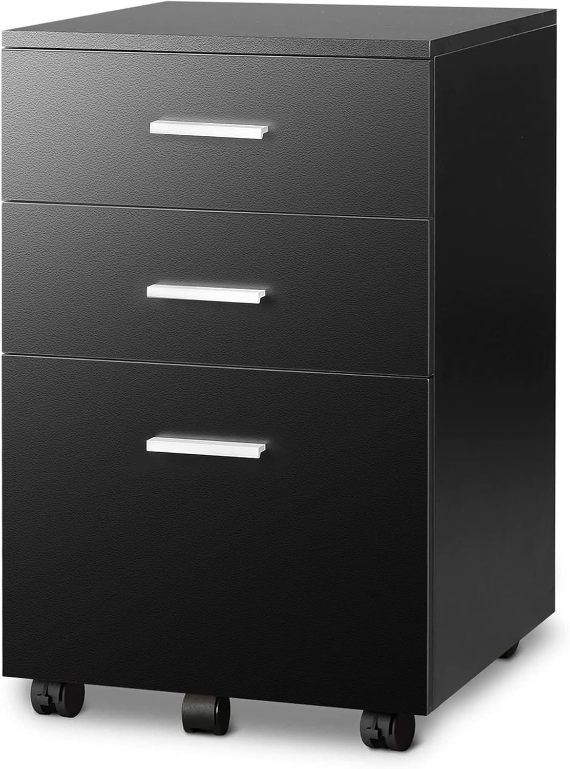 DEVAISE 3-Drawer Wood Mobile File Cabinet