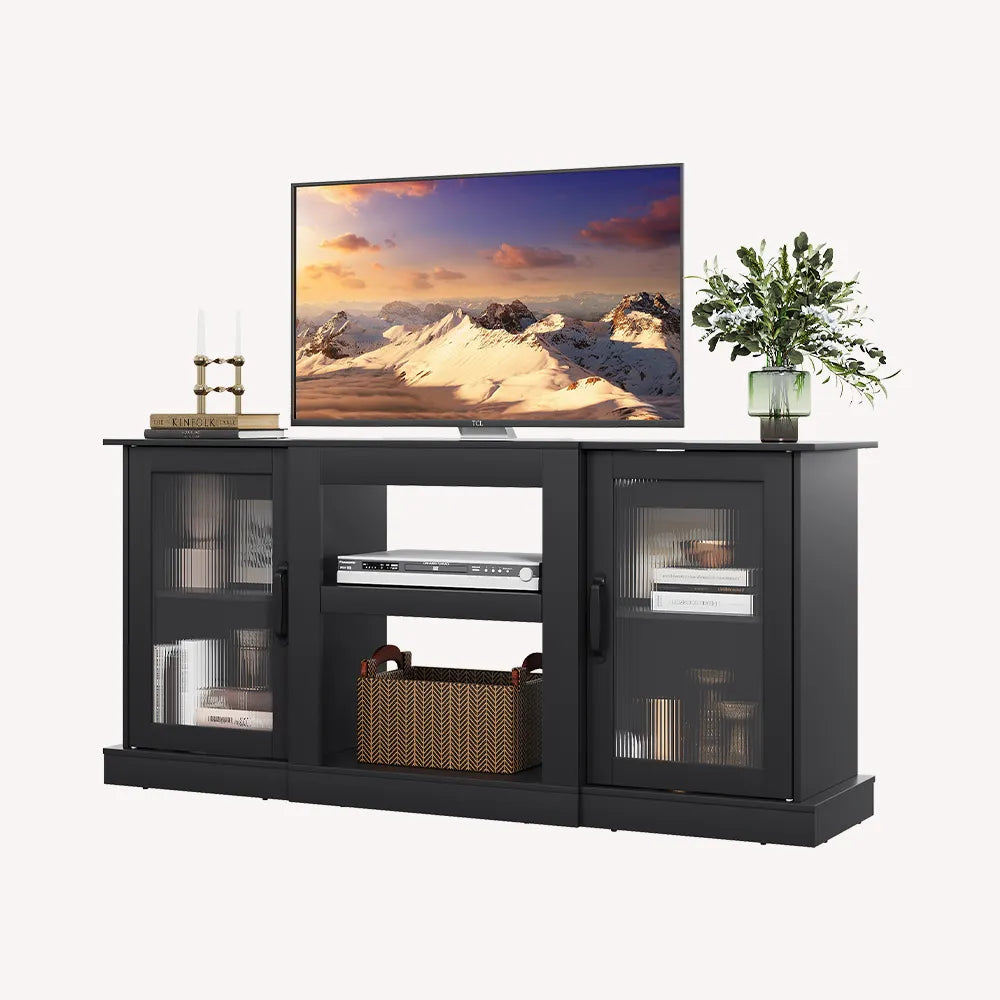 WLIVE Modern Minimalist Storage TV Stand Cabinet for 65 inch TV
