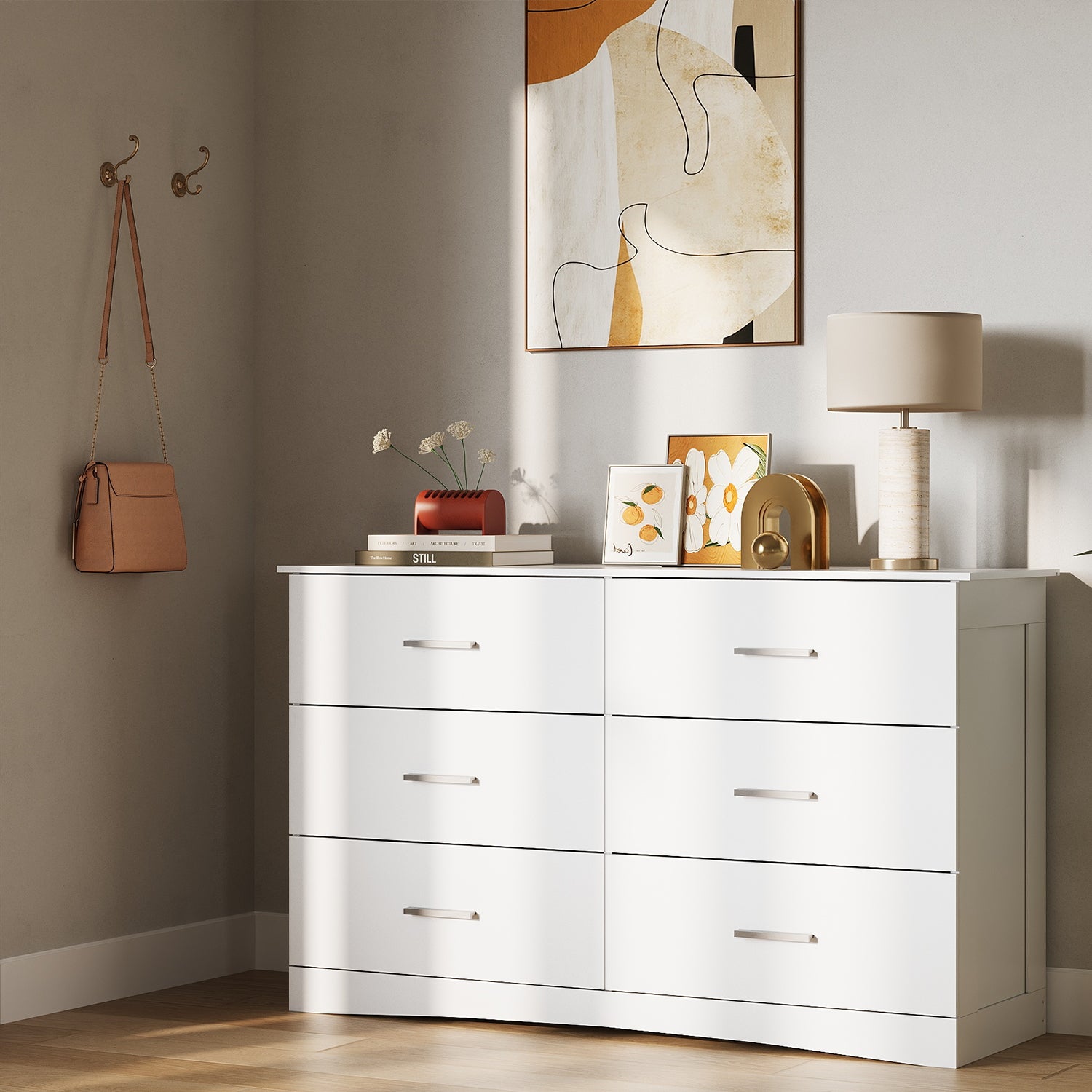 WLIVE bedroom minimalist wood dresser