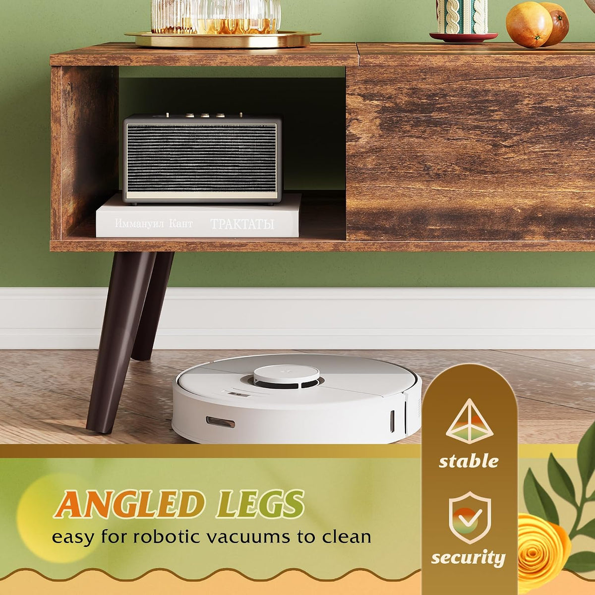 WLIVE Lift Top Coffee Table with Hidden Storage