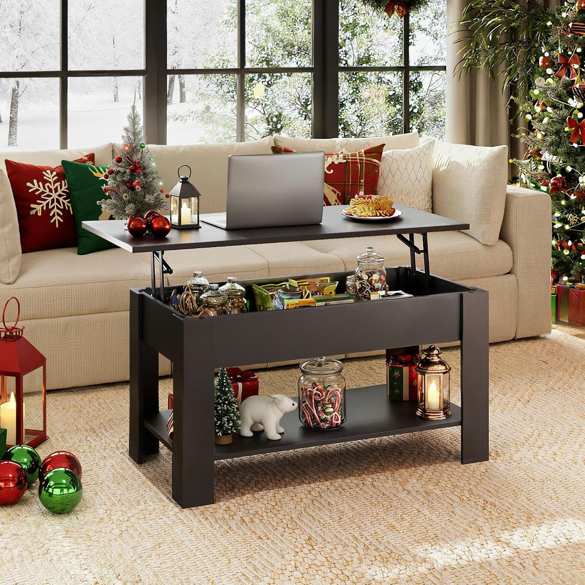 WLIVE Lift Top Coffee Table for Living Room/Dining/Office